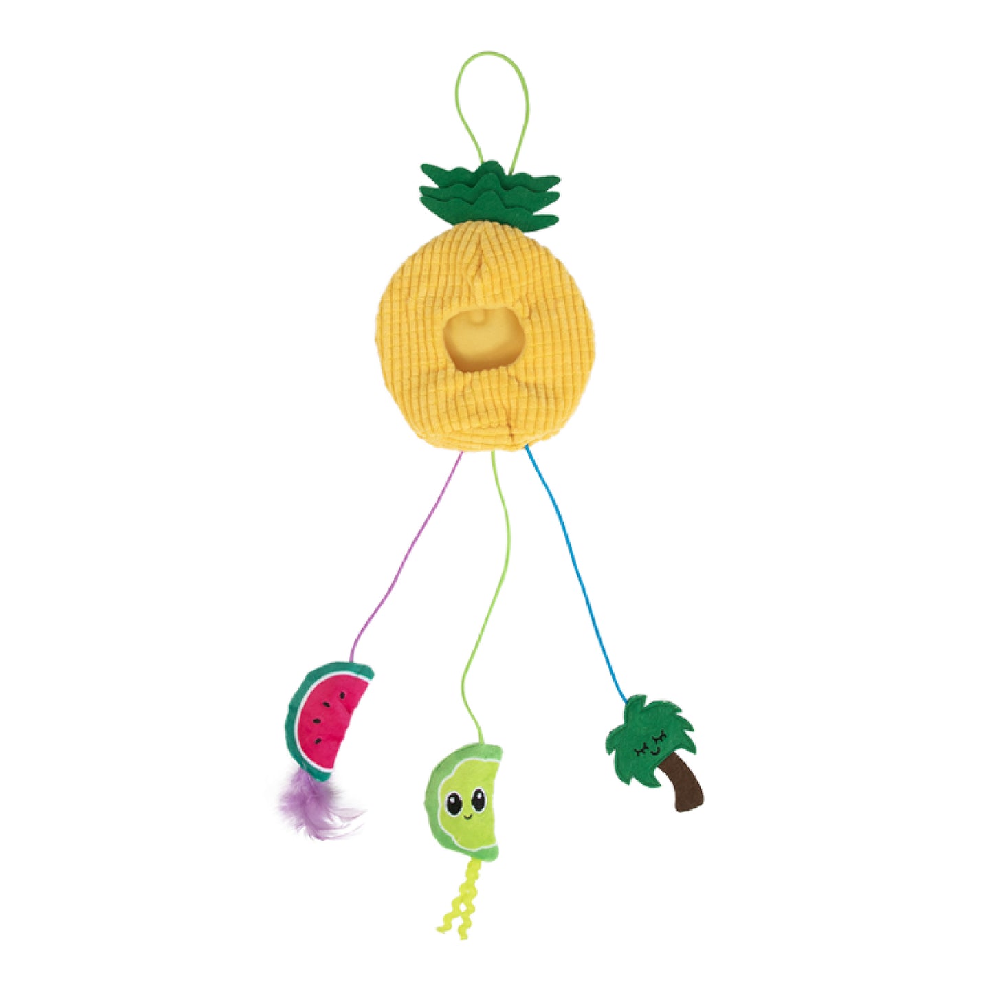 Quirky Kitty Tropical Teaser Doornob Dangler Cat Toy 16496. SKUS: 16496