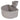 The Petmate No Spill Kennel Cup by Petmate is a gray automatic livestock drinking bowl featuring a rectangular base, two spouts, and an attached float mechanism for regulating water levels. Ideal for farms or stables.