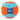 The Chuckit! Indoor Ball is a round dog toy featuring shaggy textures in vibrant orange and blue. It includes a Bounceflex Core for optimal play and fits the Chuckit! Launcher. A blue label with Chuckit! Fetch Games adorns the side.
