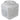 The Vittles Vault Pawprint Outback Food Storage Container by Vittles Vault is a square, light gray plastic container with a twist-off lid and airtight seal. Its crafted from BPA-free plastic and features embossed paw prints, perfect for keeping pet food fresh.